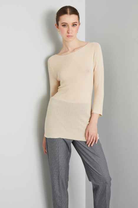 Maglia aderente in viscosa - Fashion Market