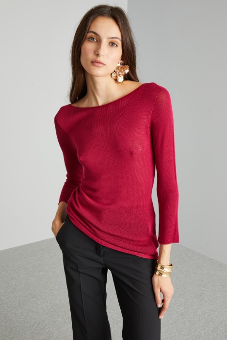 Maglia aderente in viscosa - Fashion Market