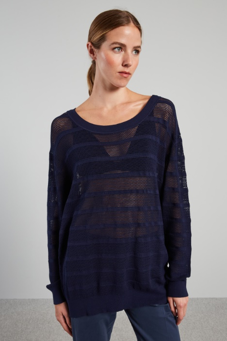 Maglia lunga traforata - Fashion Market