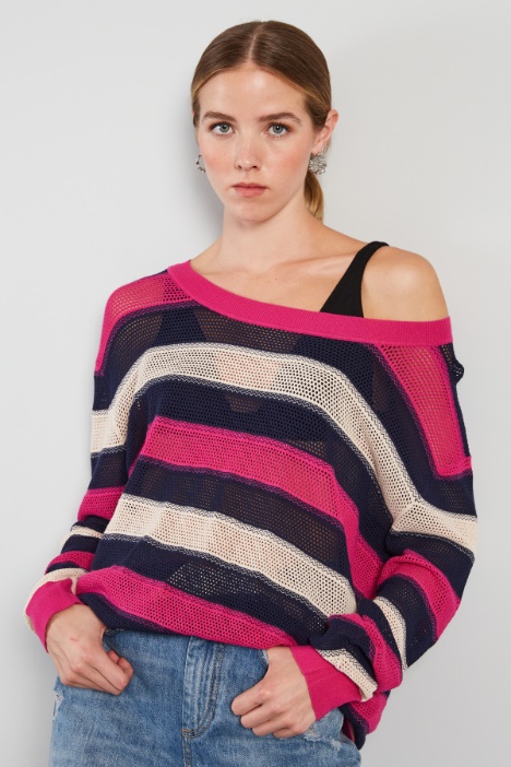 Maglia lunga traforata - Fashion Market