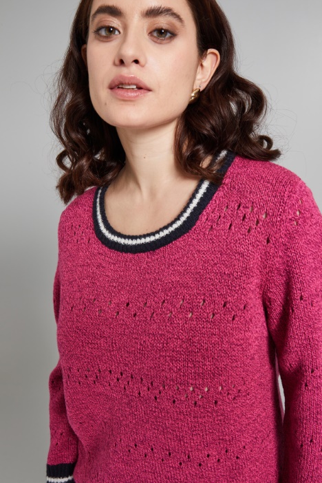 Maglia mouliné traforata - Fashion Market