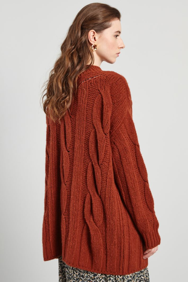 Maxi lunga a trecce - TERRACOTTA - Fashion Market - 4