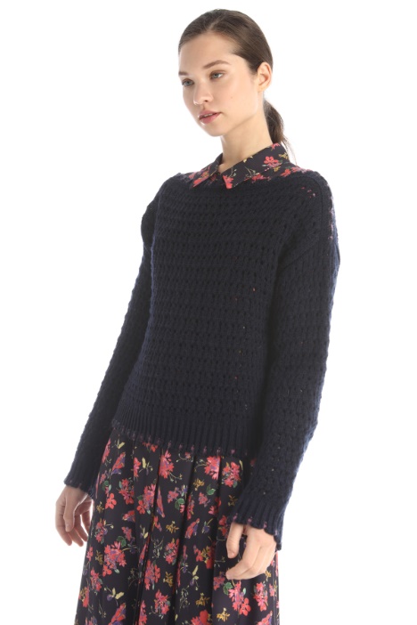 Maglia con motivo traforato - Fashion Market
