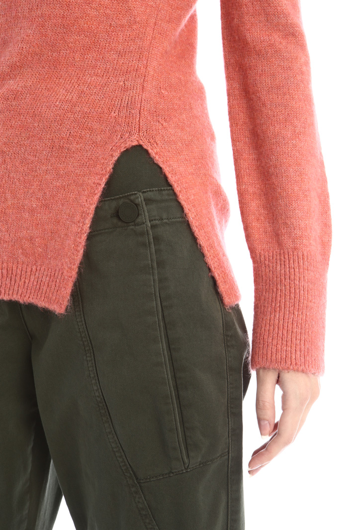 Maglia in lana con spacco - CORALLO - Fashion Market - 3