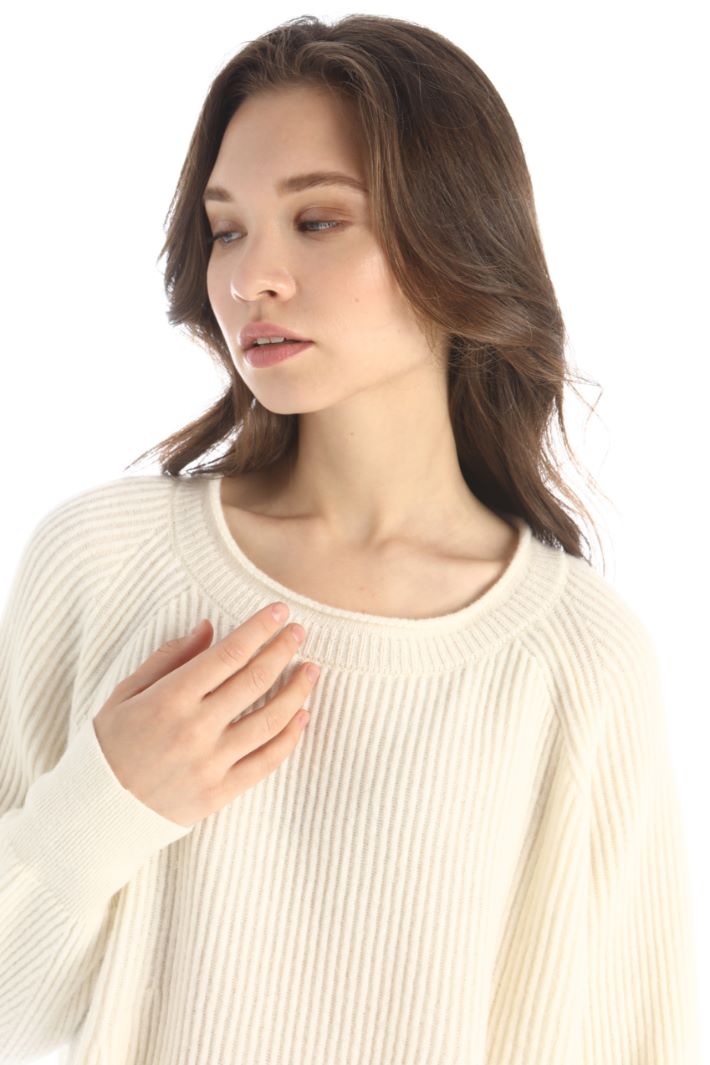 Maglia a coste - PANNA - Fashion Market - 3