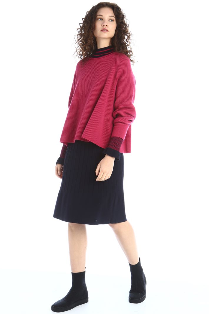 Maglia a coste - FUXIA - Fashion Market - 3