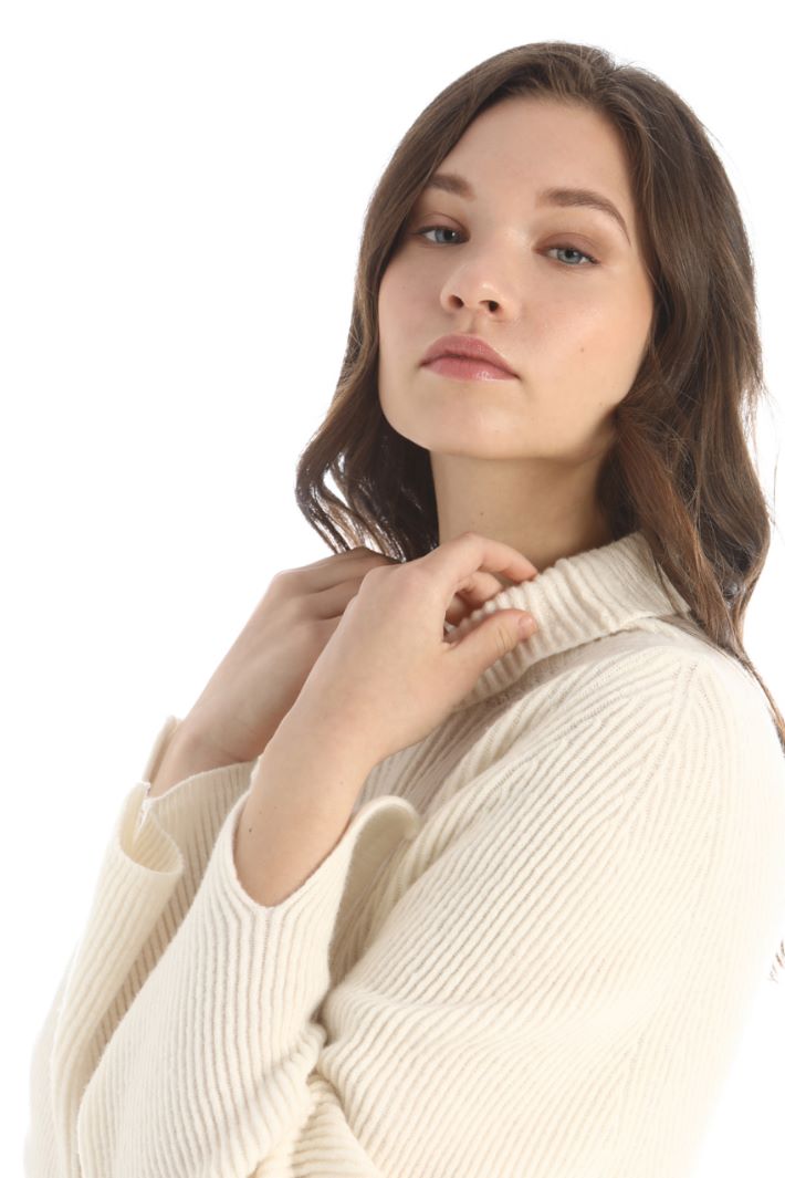 Maglia a coste - PANNA - Fashion Market - 3