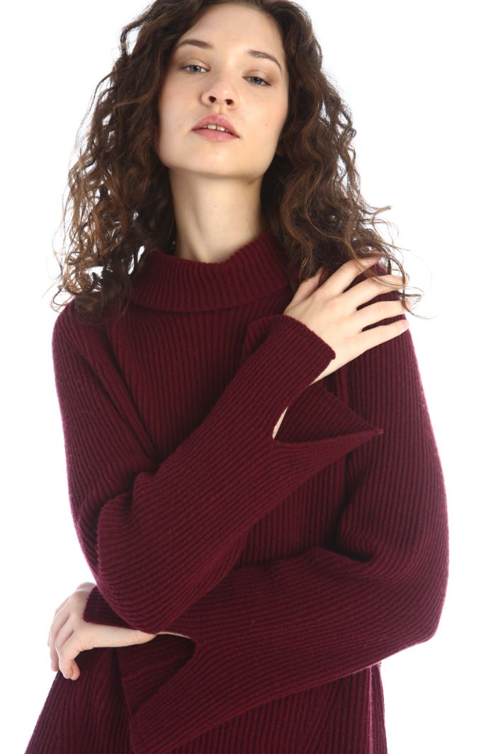 Maglia a coste - BORDEAUX - Fashion Market - 4