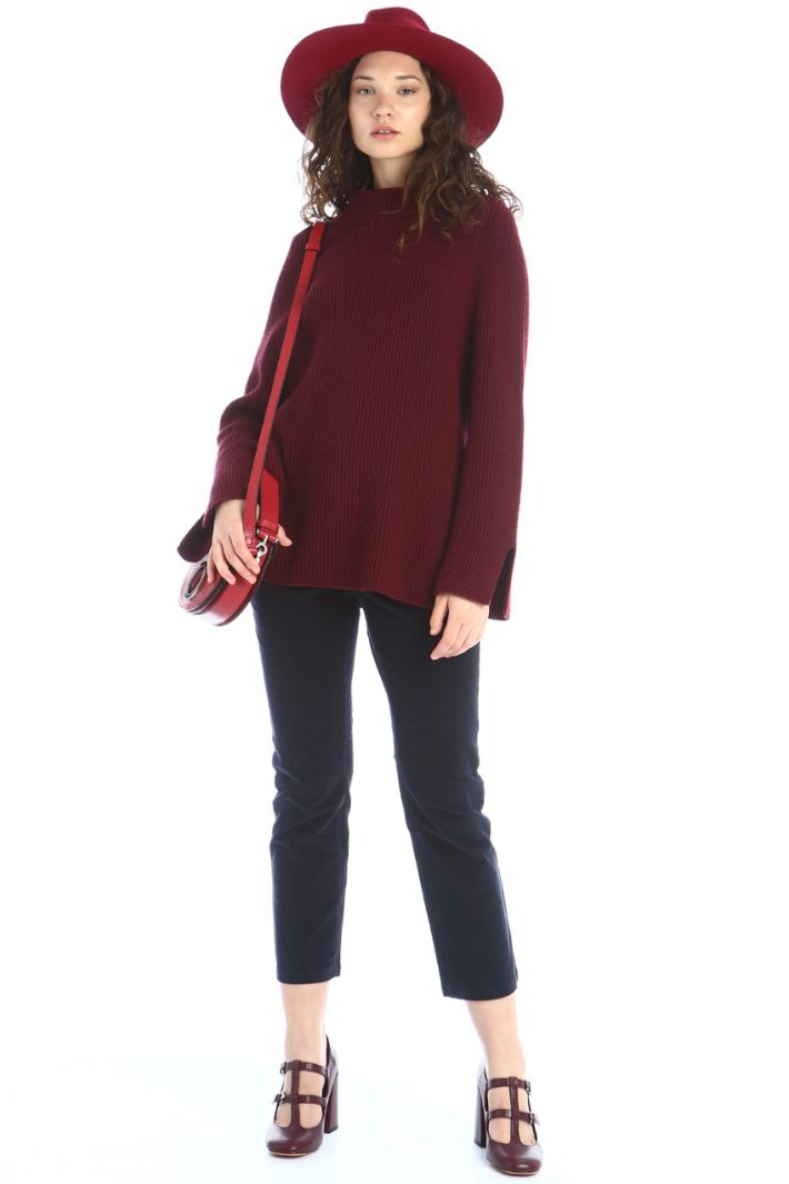 Maglia a coste - BORDEAUX - Fashion Market - 3