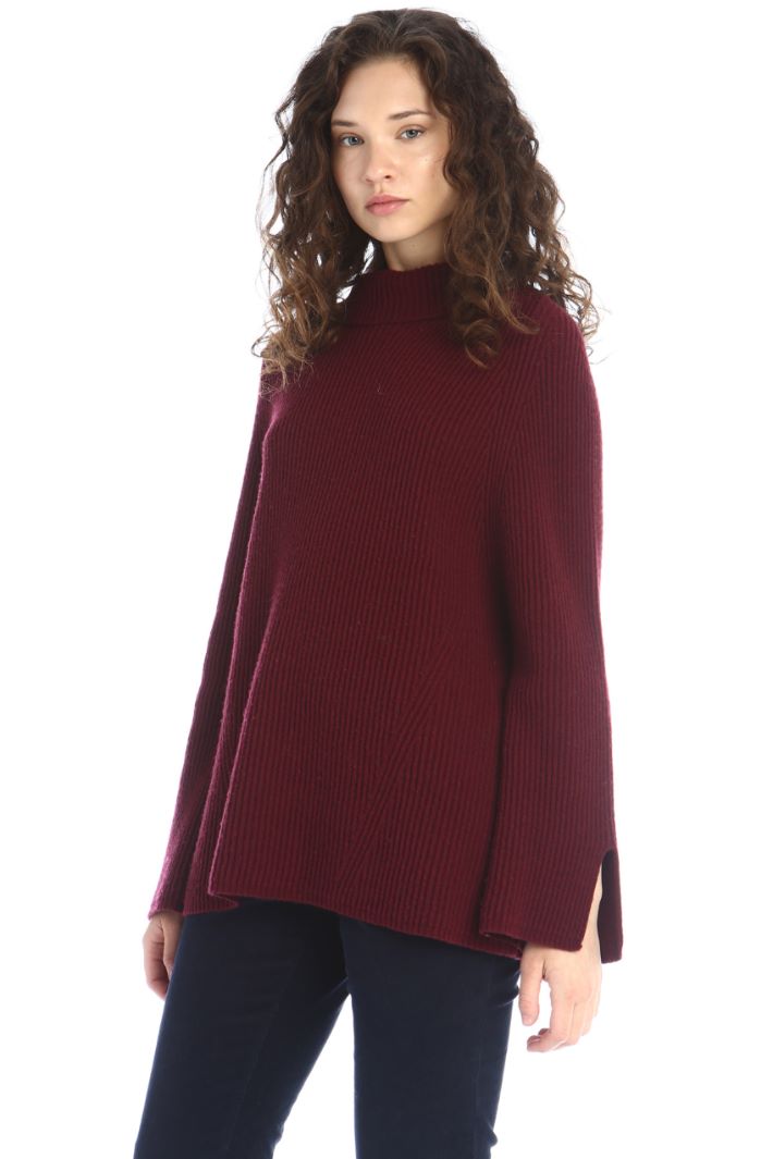 Maglia a coste - BORDEAUX - Fashion Market