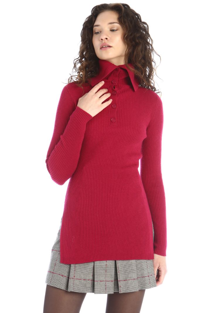 Maglia con spacchi - FUXIA - Fashion Market - 4