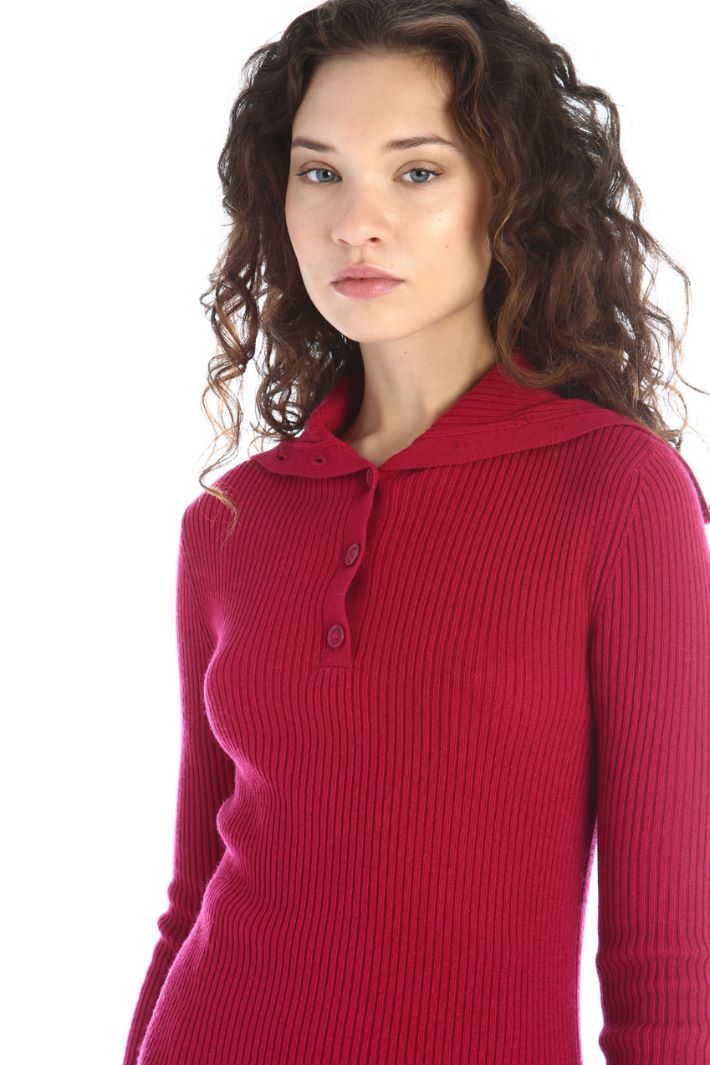 Maglia con spacchi - FUXIA - Fashion Market - 3