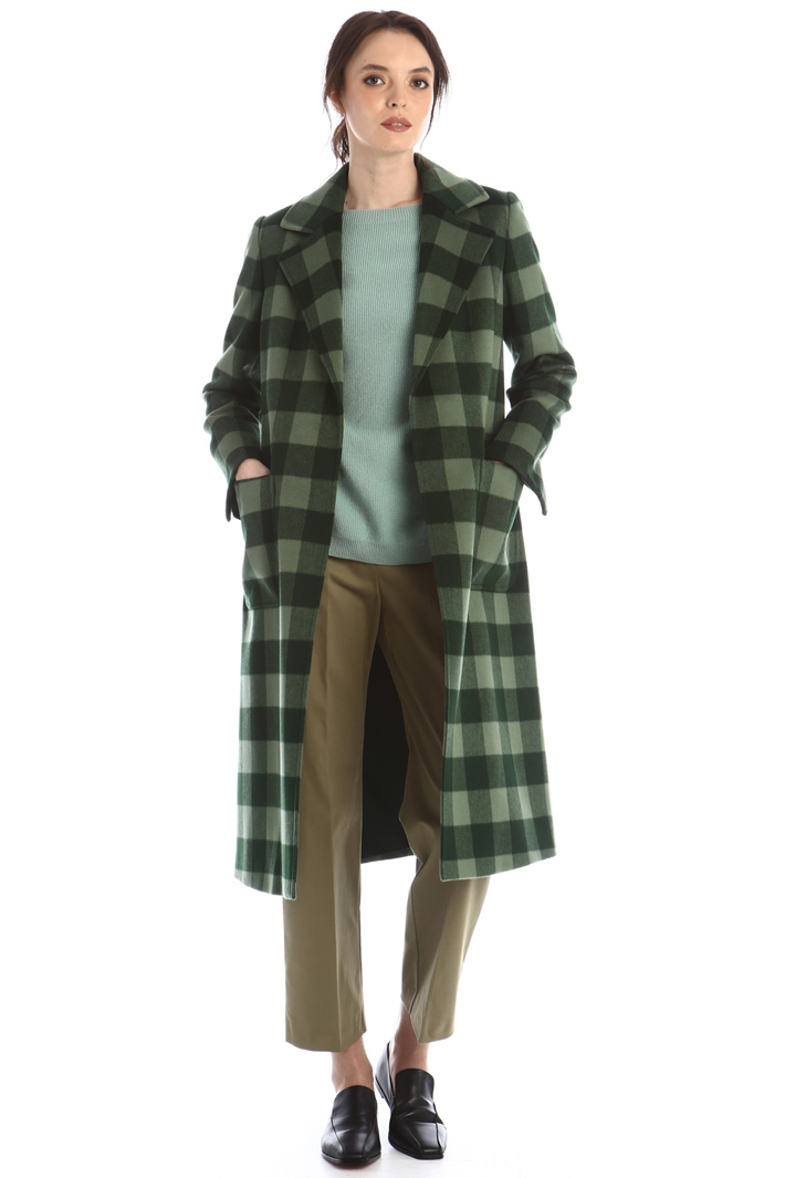Maglia asimmetrica in lana - VERDE PASTELLO - Fashion Market - 4