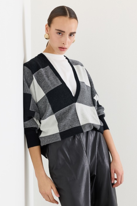 Maglia con scollo a V - Fashion Market