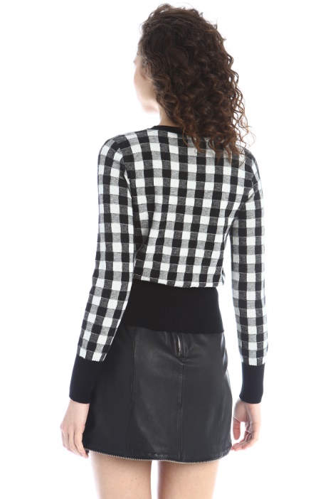 Maglia semiaderente jacquard - Fashion Market