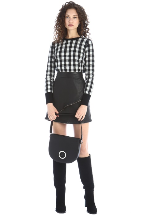 Maglia semiaderente jacquard - Fashion Market