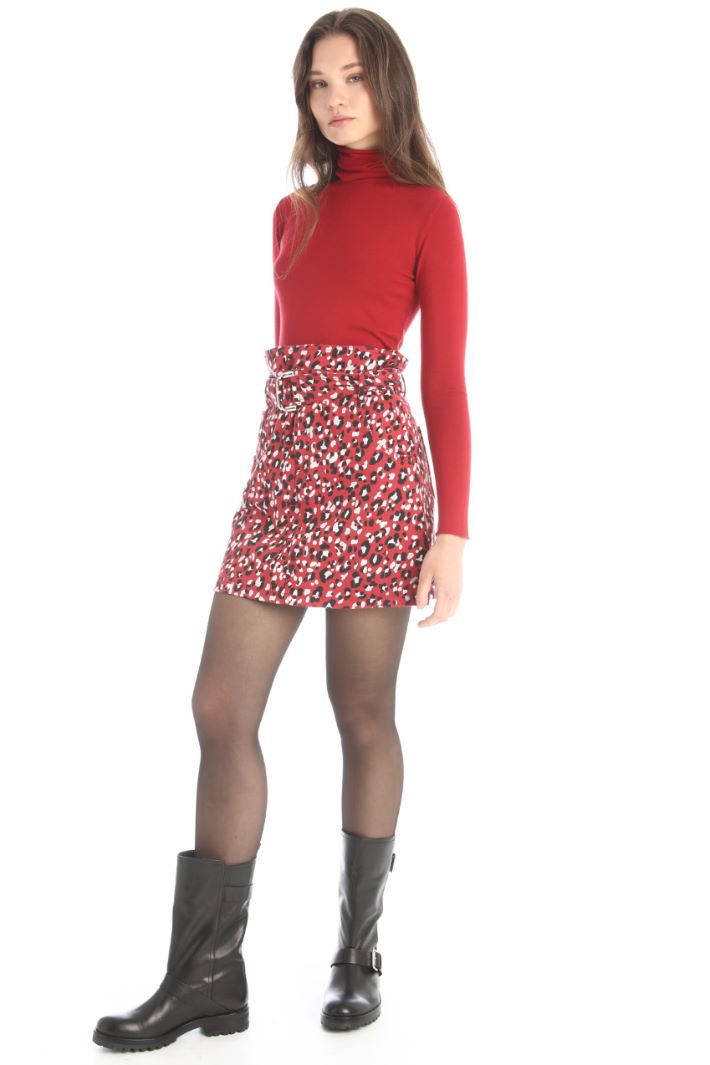Dolcevita in viscosa - ROSSO - Fashion Market - 3
