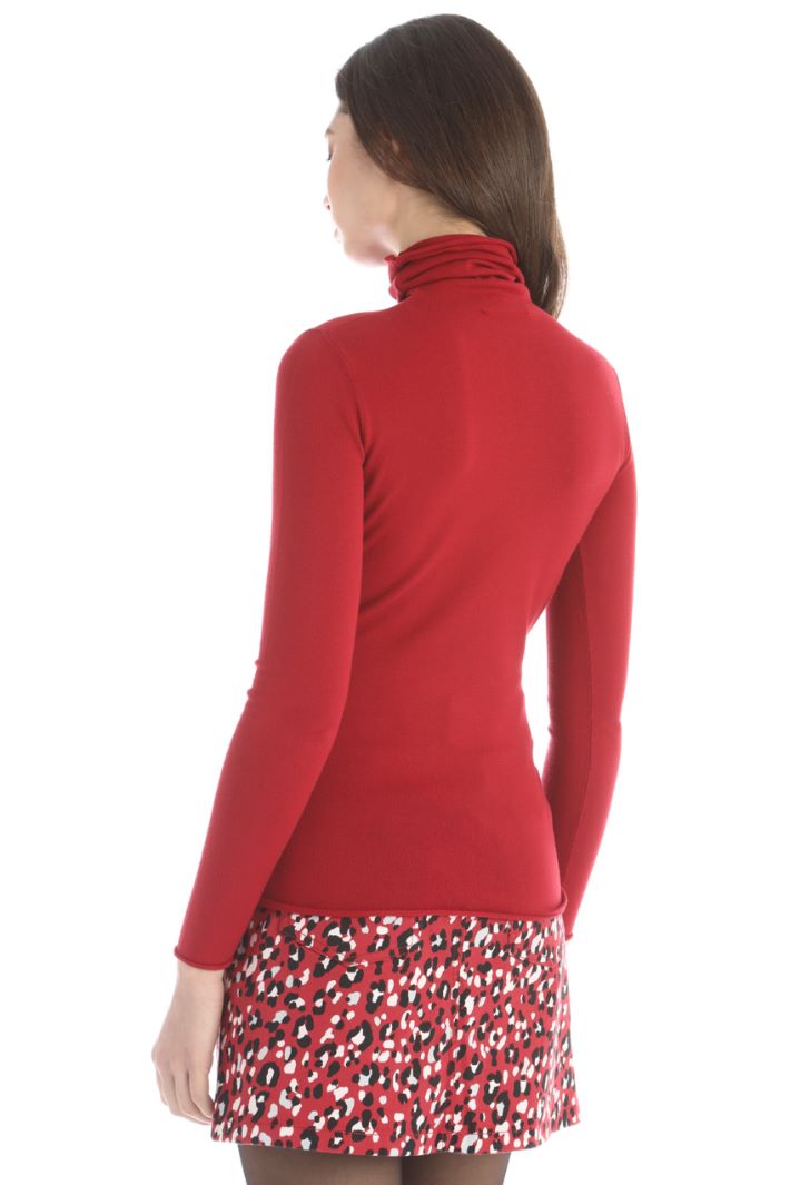 Dolcevita in viscosa - ROSSO - Fashion Market - 2