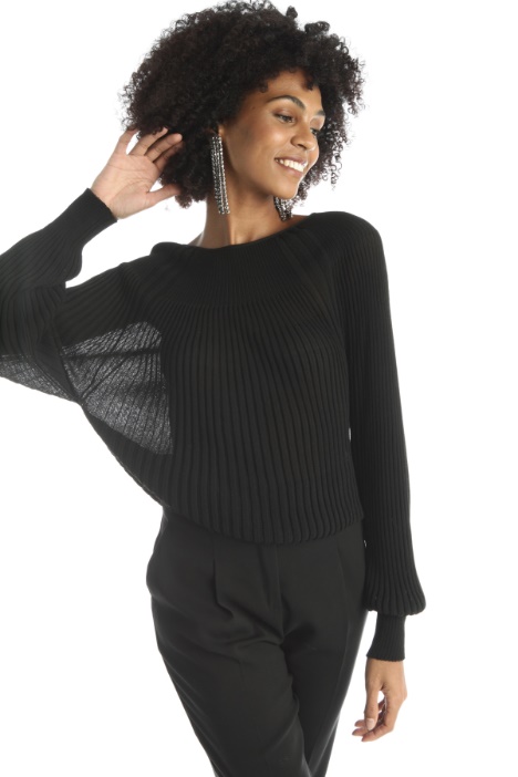 Maglia a coste in viscosa - Fashion Market