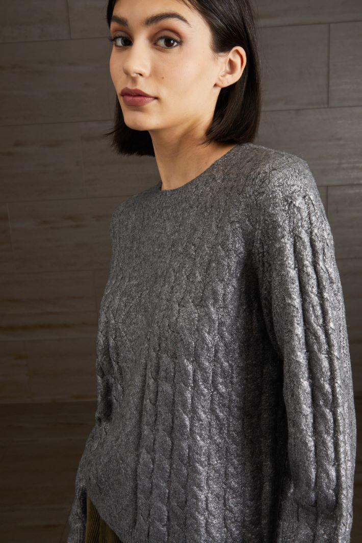 Maglia laminata - ARGENTO - Fashion Market - 3