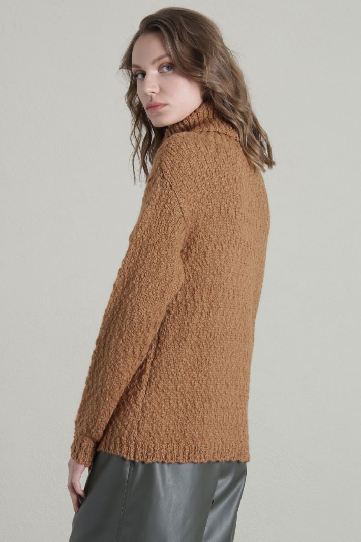 Maglia a collo alto - CAMMELLO - Fashion Market - 3