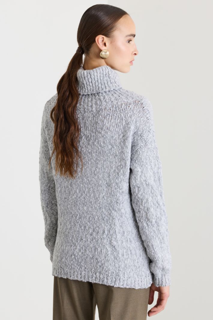 Maglia a collo alto - GRIGIO - Fashion Market - 4