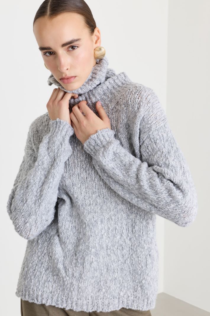 Maglia a collo alto - GRIGIO - Fashion Market - 2