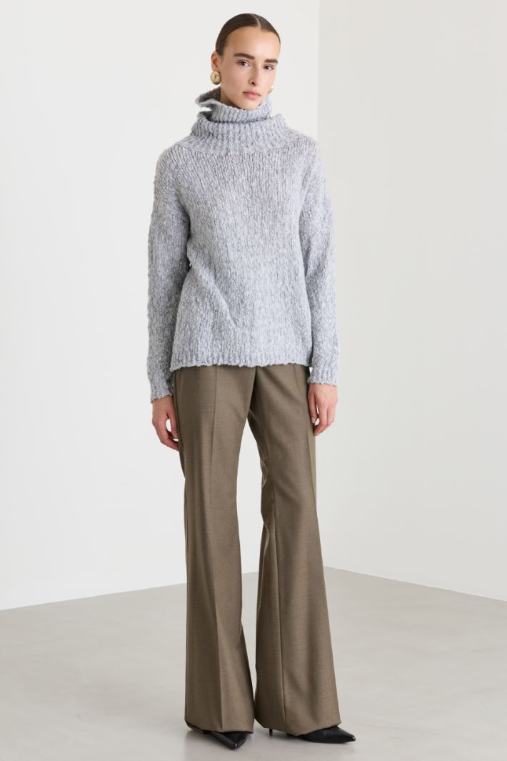 Maglia a collo alto - GRIGIO - Fashion Market