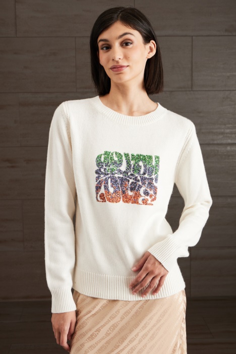 Maglia con paillettes - Fashion Market