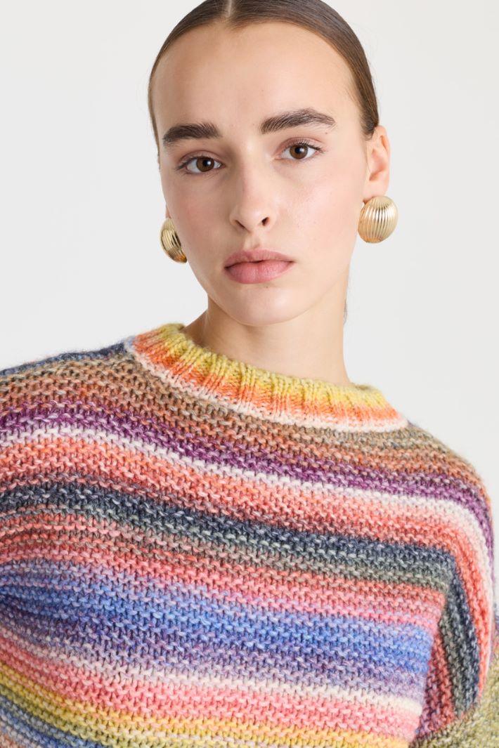 Maglia morbida in lana - ARANCIONE - Fashion Market - 3