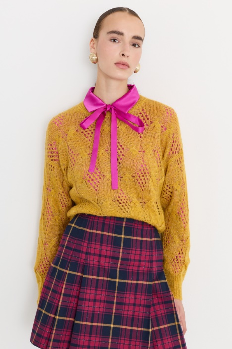 Maglia morbida a trecce - Fashion Market