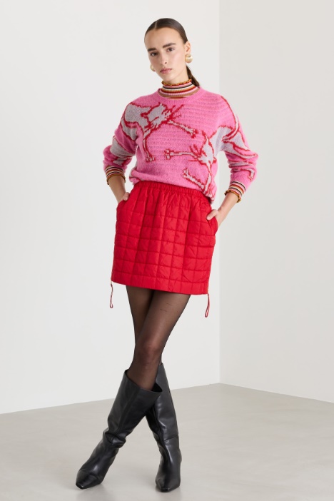 Maglia con disegni intarsiati - Fashion Market