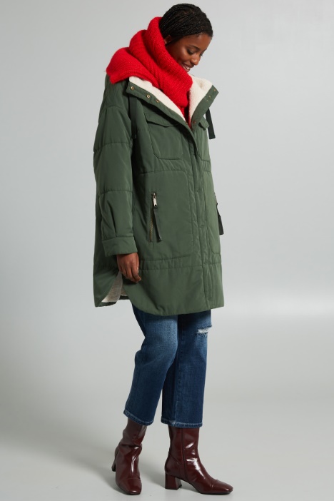 Parka imbottito con cappuccio - Fashion Market