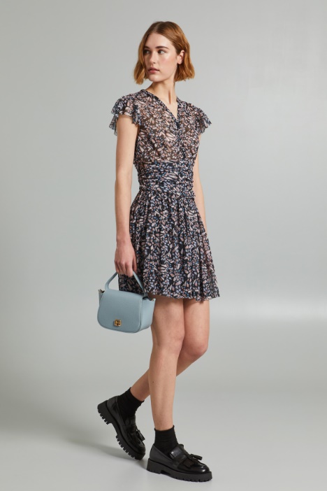 Abito corto in jersey tulle - Fashion Market