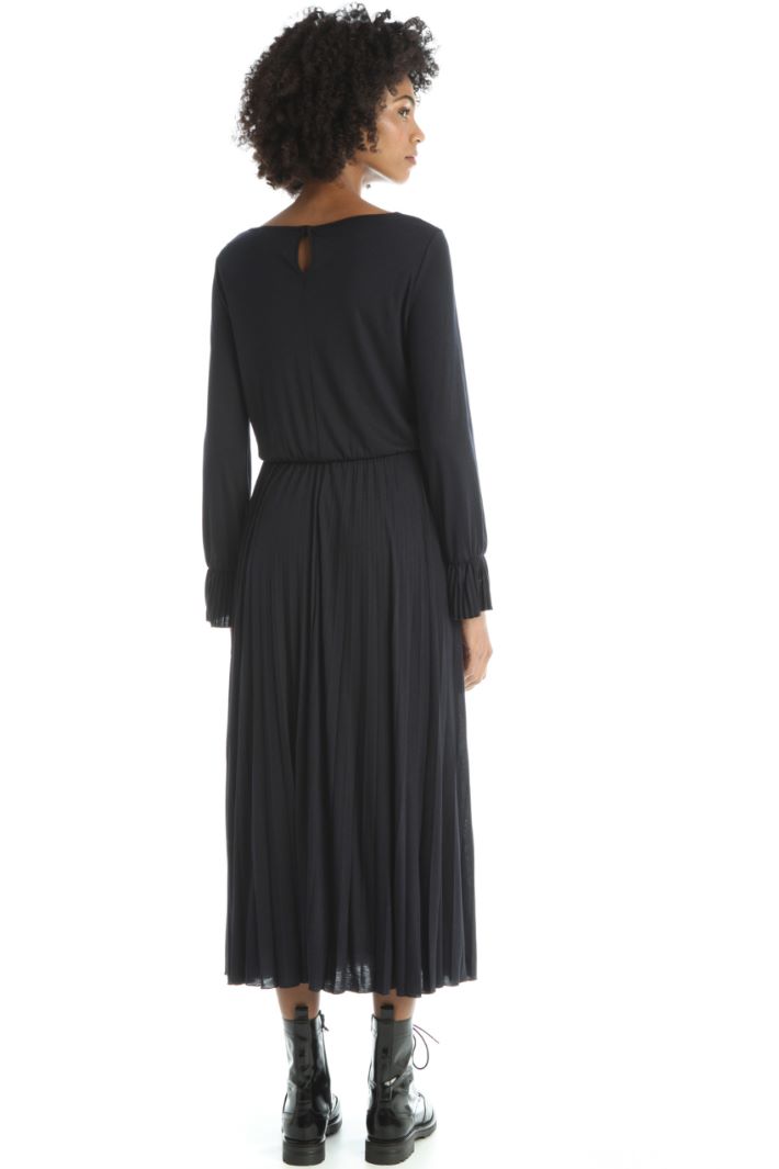 Abito in jersey con ruches - BLU NOTTE - Fashion Market - 2
