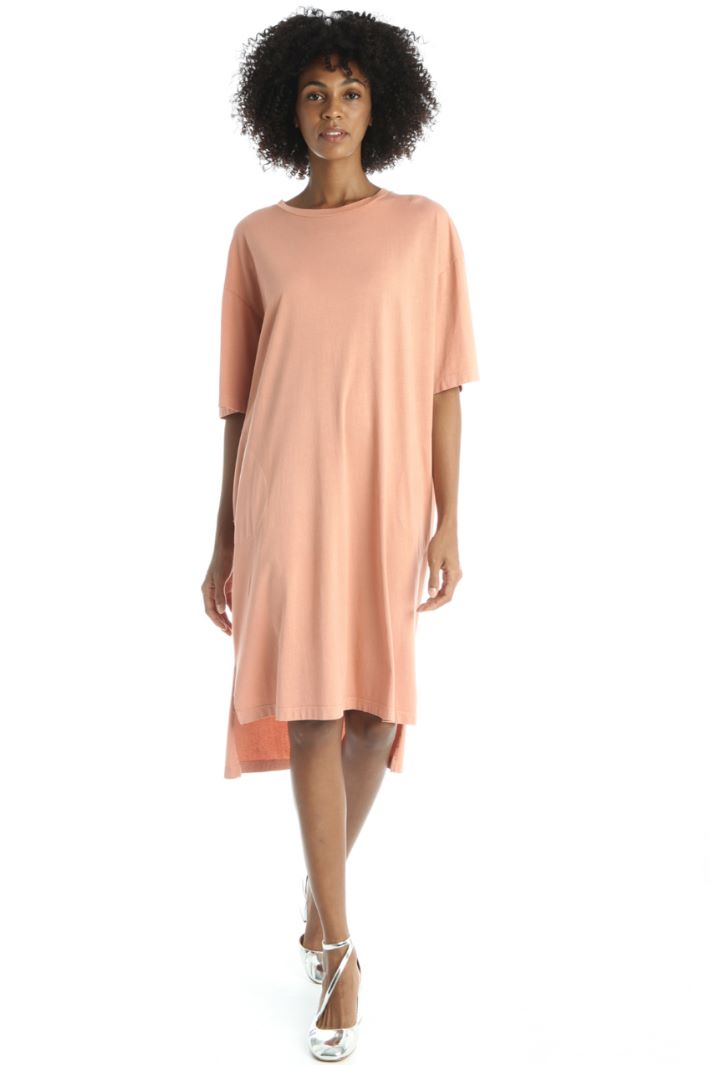 Abito t-shirt in cotone - ROSA - Fashion Market - 2