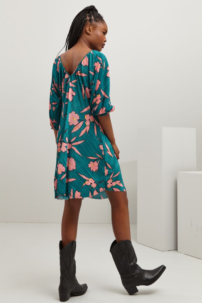 Abito in jersey stampato - OTTANIO ROSA - Fashion Market - 4