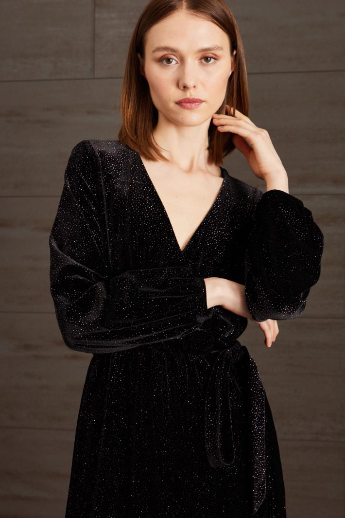 Abito in strass - NERO - Fashion Market - 3