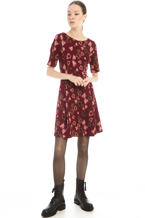 Abito in jersey jacquard - Fashion Market