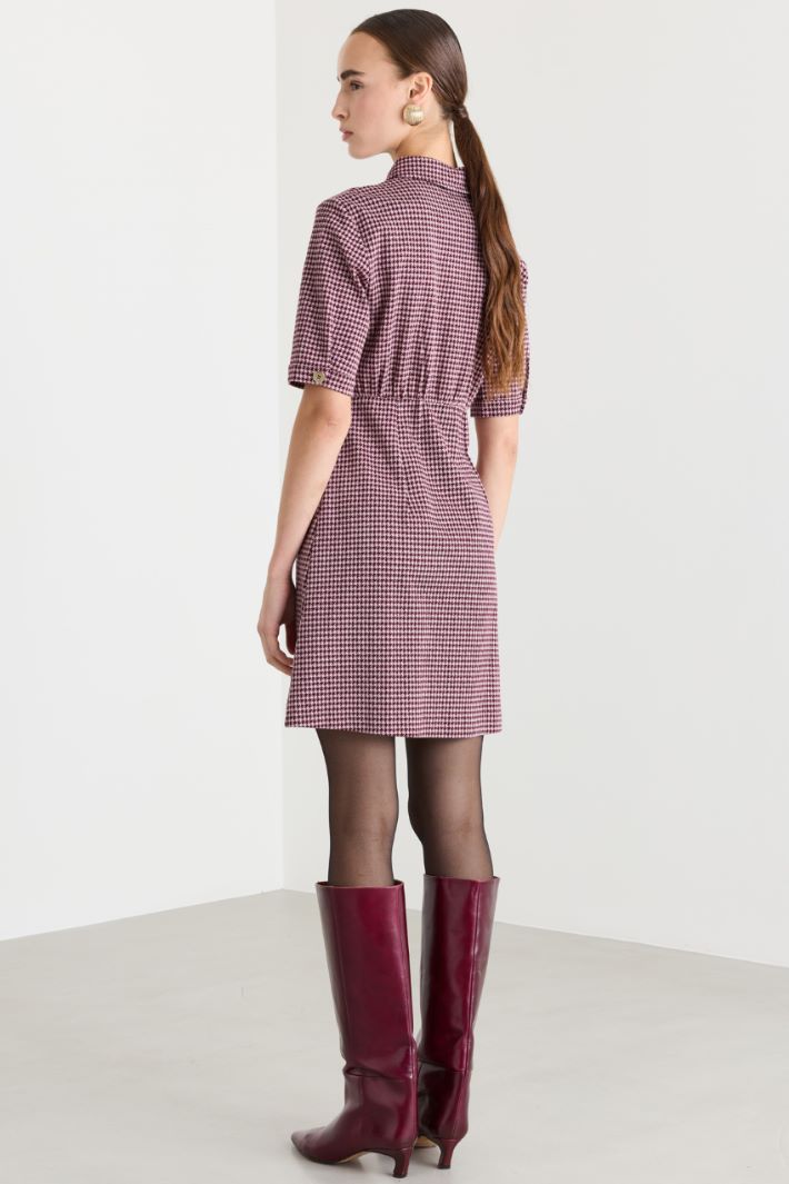 Abito fit & flare - BORDEAUX ROSA - Fashion Market - 4
