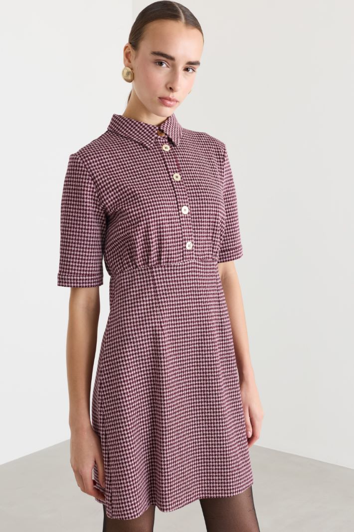 Abito fit & flare - BORDEAUX ROSA - Fashion Market - 2
