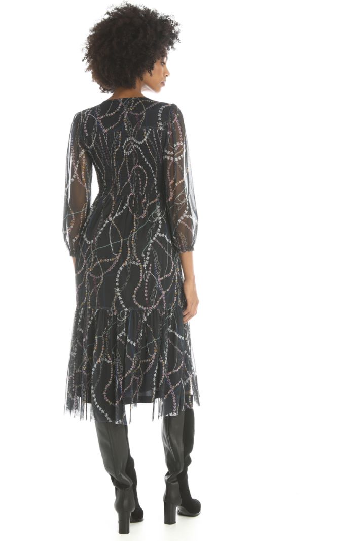 Abito in jersey tulle - BLU NOTTE - Fashion Market - 2