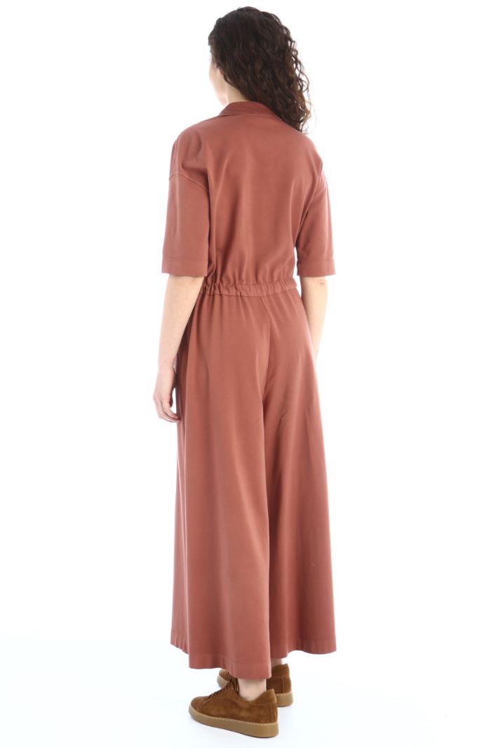 Tuta in jersey di cotone - ROSA ANTICO - Fashion Market - 2