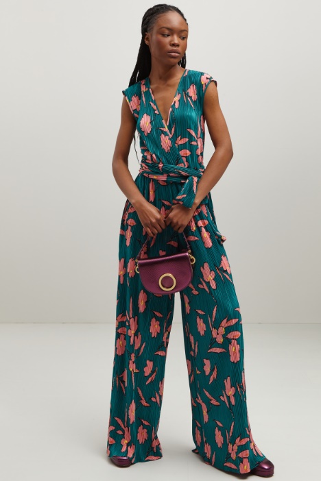 Tuta in raso plissè - Fashion Market