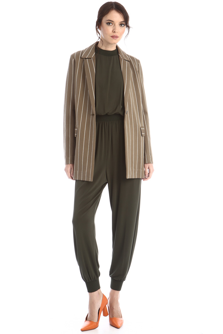 Tuta senza maniche in jersey - VERDE MILITARE - Fashion Market - 2