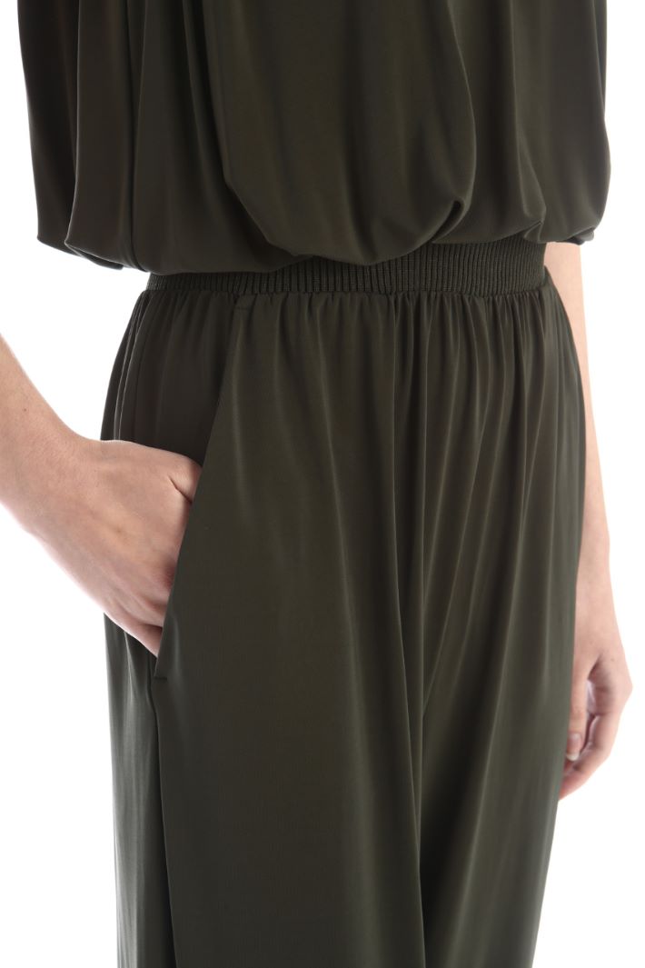 Tuta senza maniche in jersey - VERDE MILITARE - Fashion Market - 3