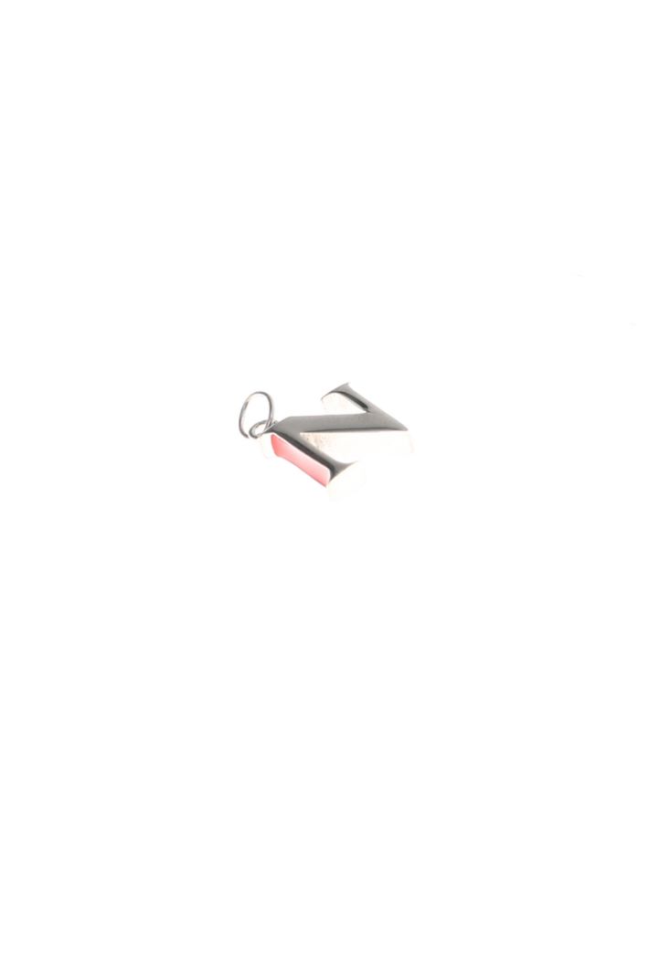 Micro pendente a iniziale - N ARGENTO - Fashion Market - 2