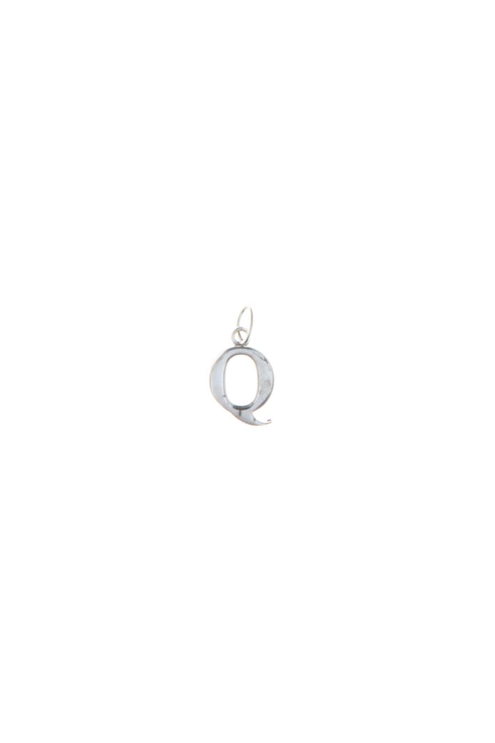 Micro pendente a iniziale - Q ARGENTO - Fashion Market