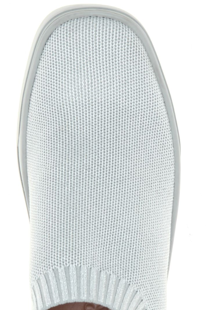 Sneakers in maglia lamè - ARGENTO - Fashion Market - 5