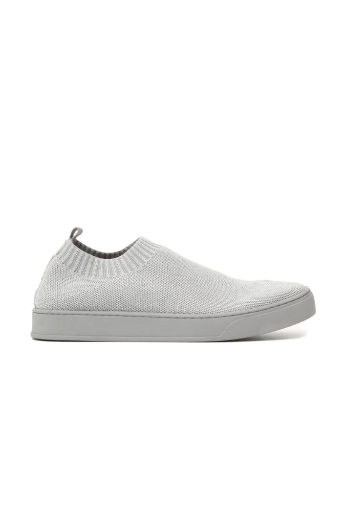 Sneakers in maglia lamè - ARGENTO - Fashion Market
